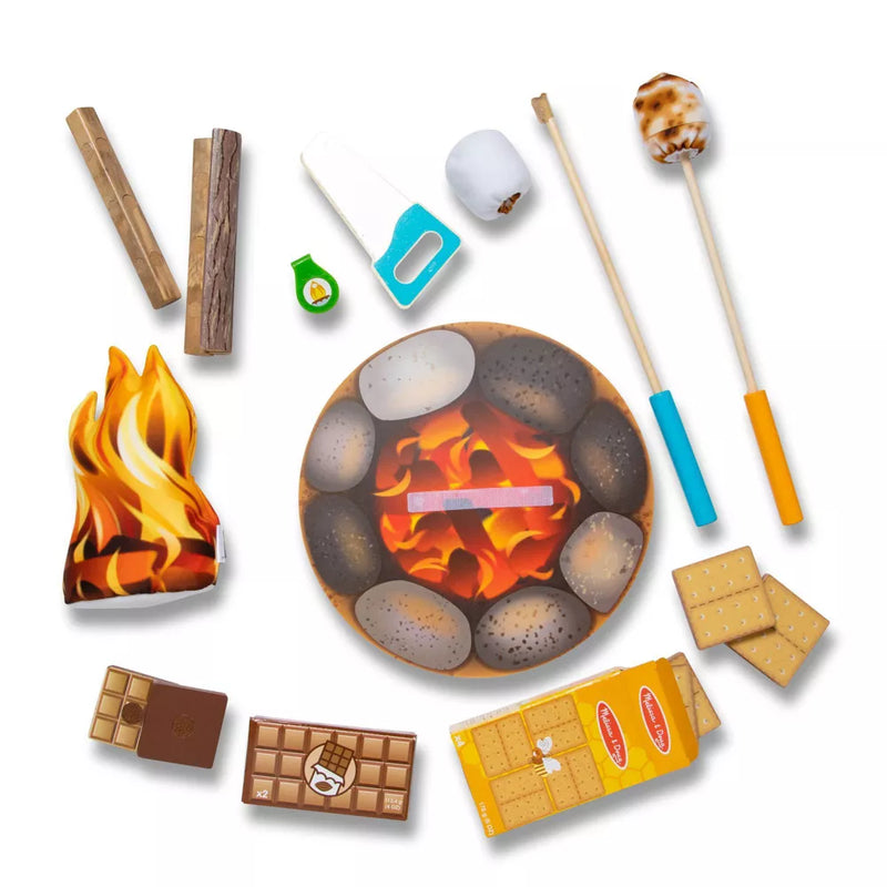 Melissa & Doug Let's Explore S'mores & More Campfire Play Set