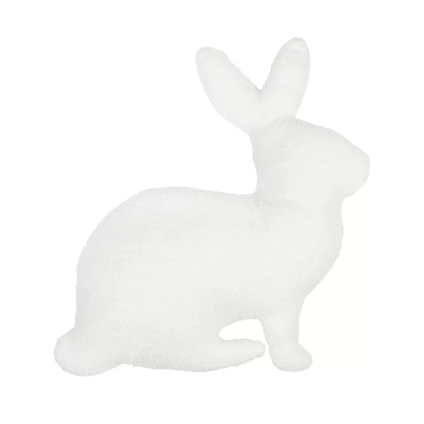 C&F Home White Bunny Shaped Throw Pillow