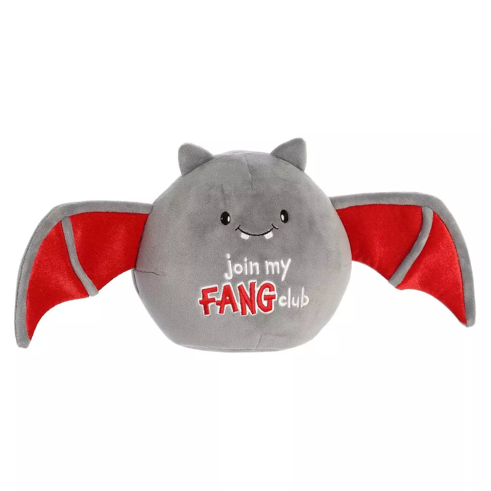 Aurora Small Fang Club Bat JUST SAYIN' 8" Spooky Plush Toy