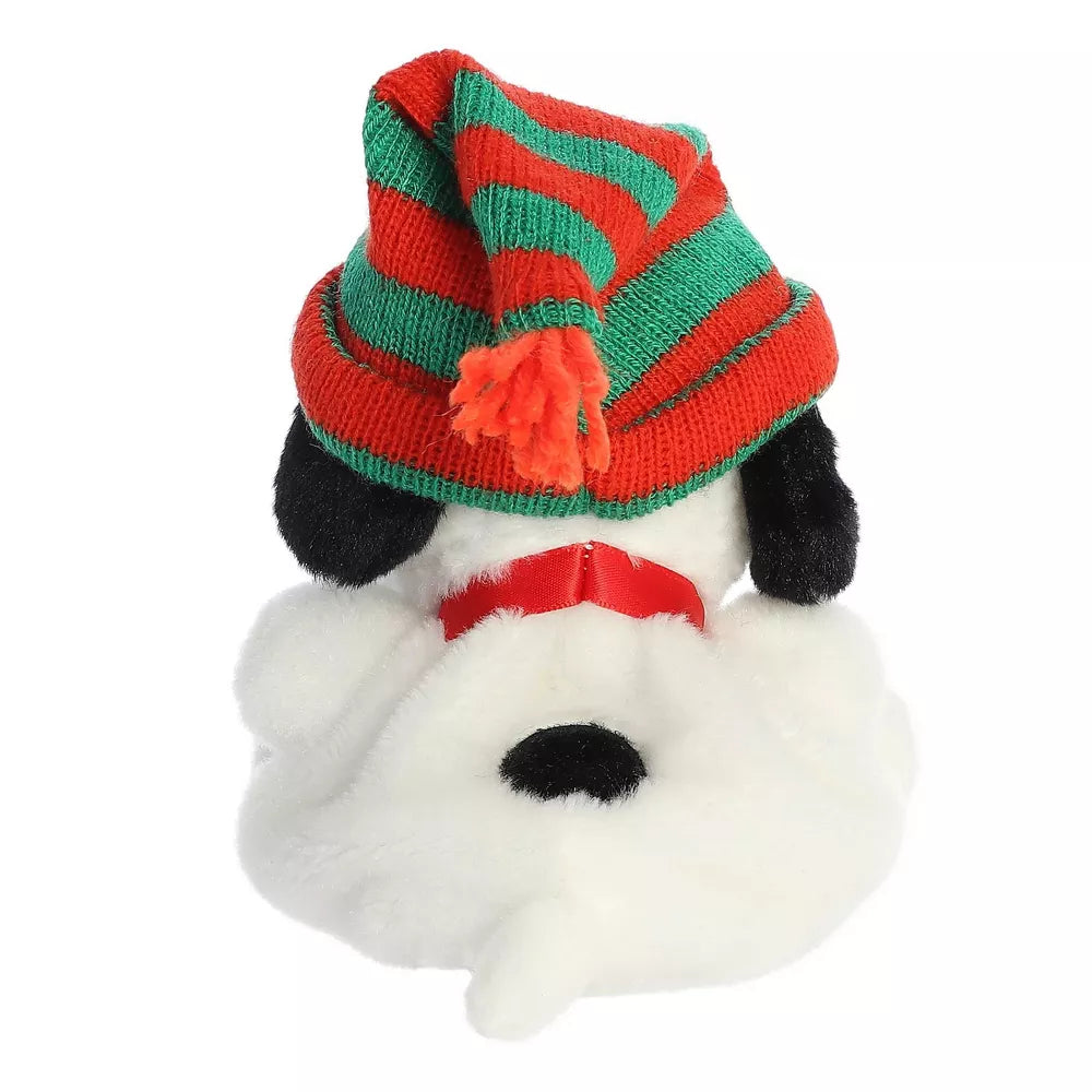 Aurora Mini Palm Pals Snoopy Beanie Peanuts Festive 5" Plush Toy