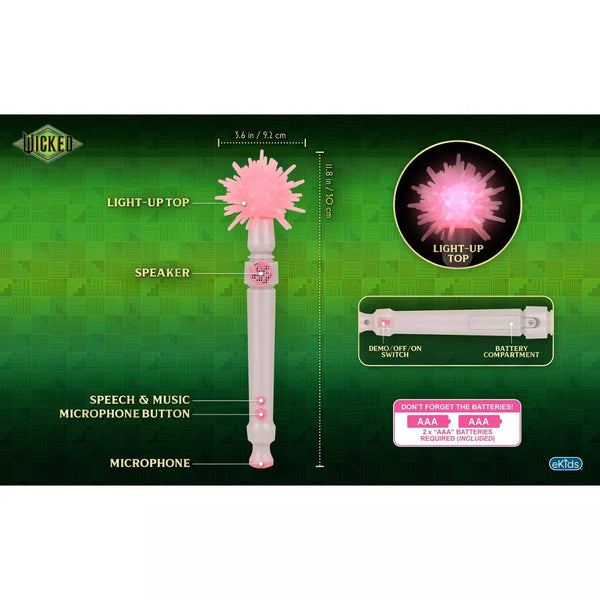 eKids Wicked Magic Sing-along Wand