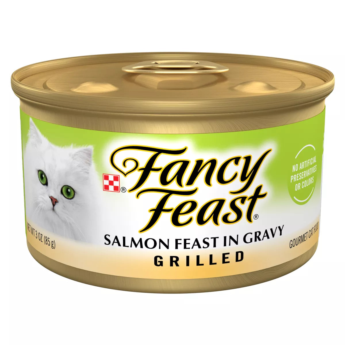 Purina Fancy Feast Grilled Salmon Feast In Gravy Wet Cat Food - 3oz.