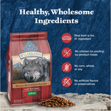 Blue Buffalo Wilderness Rocky Mountain Recipe High Protein Red Meat Natural Adult Dry Dog Food - 24 lbs.