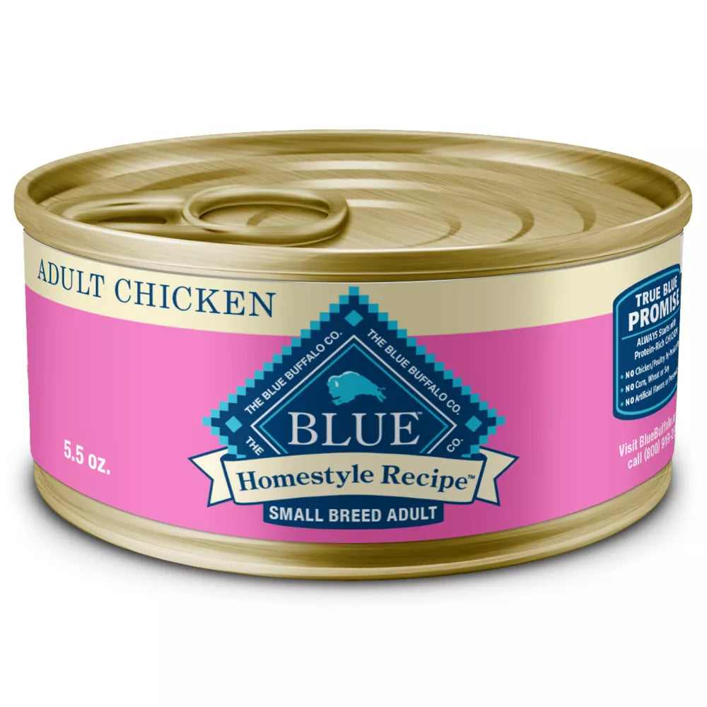 Blue Buffalo Homestyle Recipe Natural Adult Small Breed Wet Chicken Dog Food - 5.5 oz.