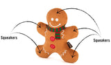 P.L.A.Y. Holiday Classic Holly Jolly Gingerbread Man Dog Toy