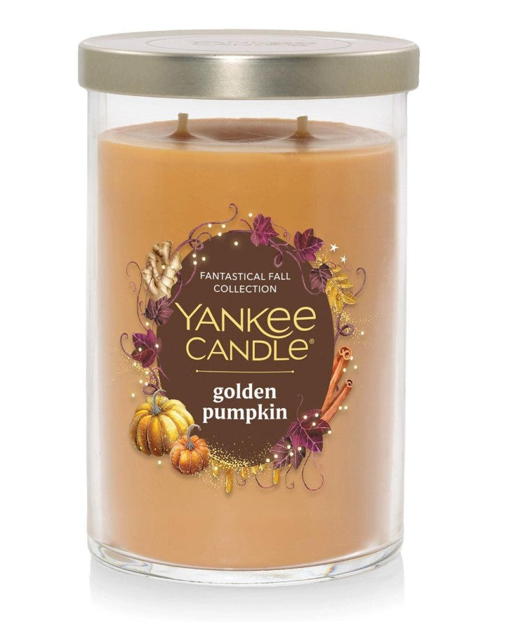 Yankee Candle Large Tumbler Candle - Golden Pumpkin