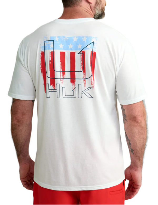 Huk Mens Salute Short Sleeve T-Shirt