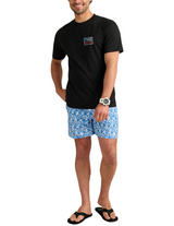 Huk Mens Born Wave Short Sleeve T-Shirt