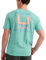 Huk Mens Rising Huk Pocket Short Sleeve T-Shirt