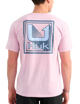 Huk Mens Rising Huk Pocket Short Sleeve T-Shirt