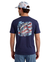 Huk Mens KC Fish Flag Short Sleeve T-Shirt