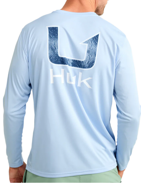 Huk Mens Pursuit Performance Huk Fill Long Sleeve Shirt