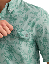 Huk Mens KC Tide Point Short Sleeve Shirt