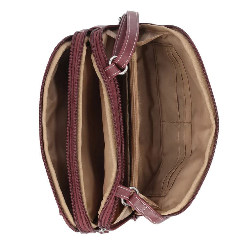 Multisac MultiSac Zippy Triple Compartment Crossbody Handbag – ShopCGX