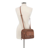 MultiSac Zippy Triple Compartment Crossbody Handbag