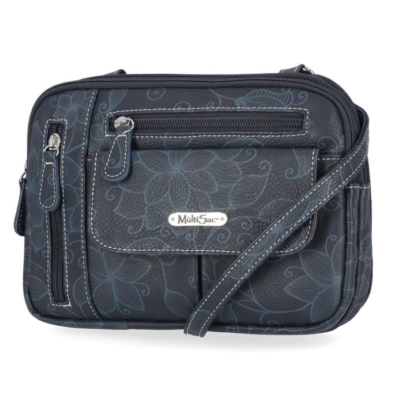 MultiSac Zippy Triple Compartment Crossbody Handbag