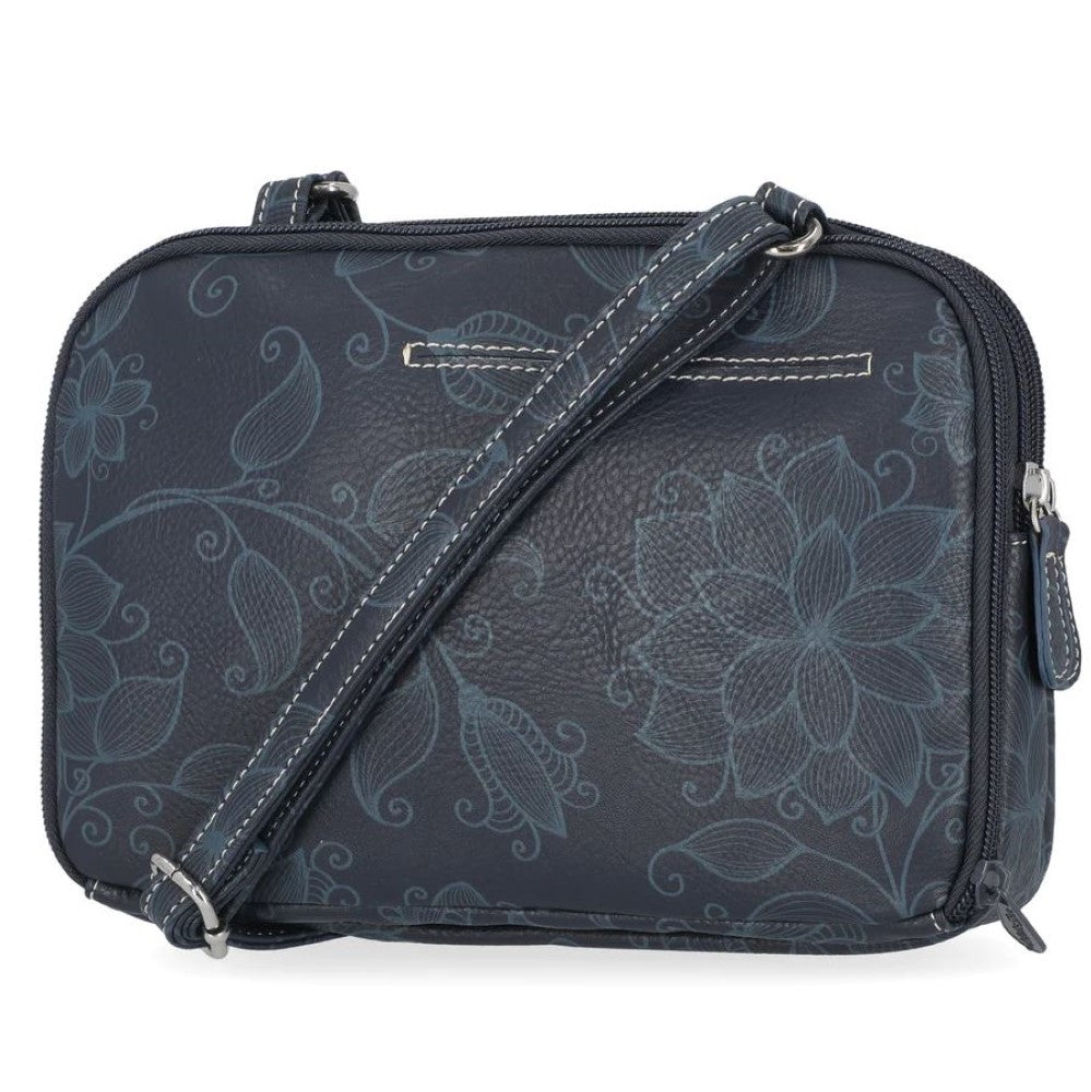 MultiSac Zippy Triple Compartment Crossbody Handbag