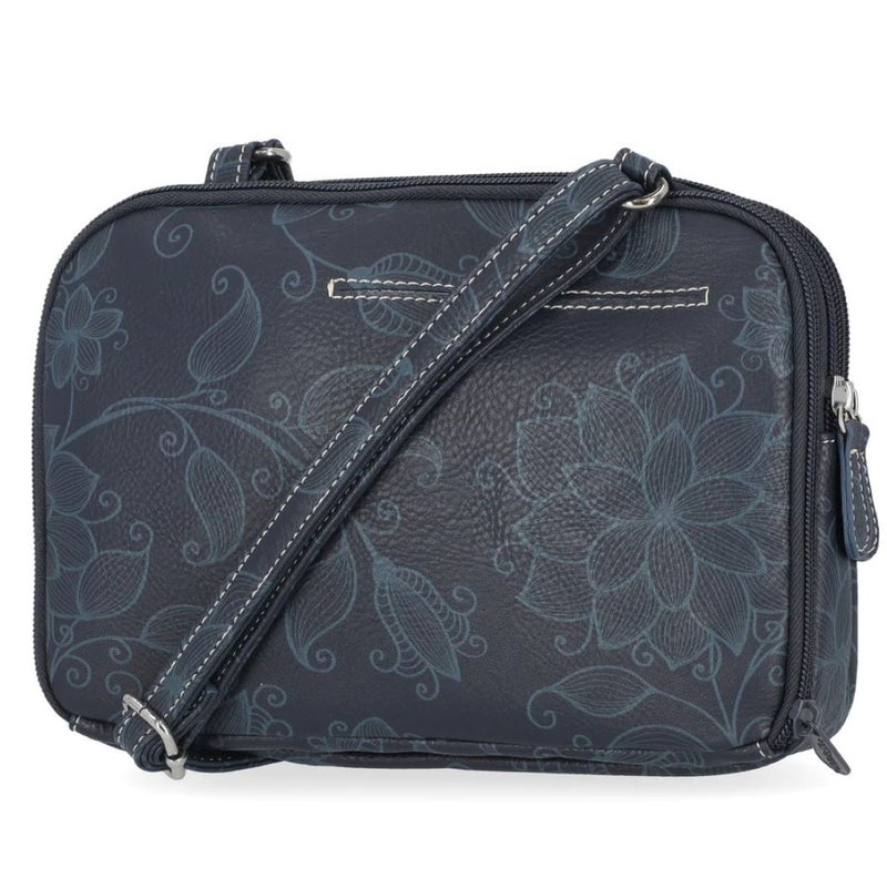 MultiSac Zippy Triple Compartment Crossbody Handbag