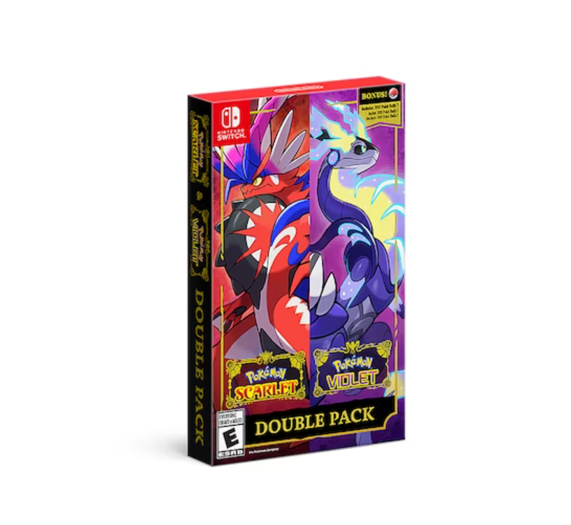 Nintendo Switch Pokémon Scarlet & Pokémon Violet Double Pack Game