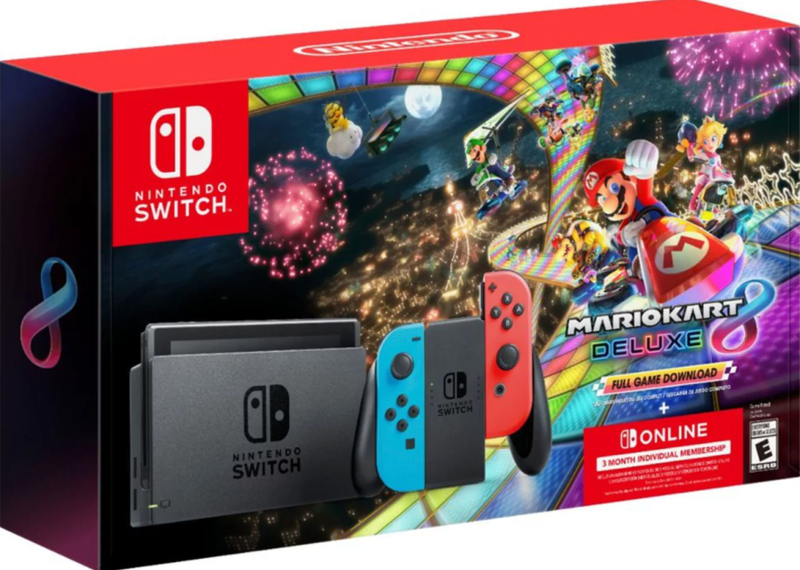 Nintendo Switch Mario Kart 8 Deluxe Console Bundle - 32GB Nintendo Switch Mario Kart 8 Deluxe Console Bundle - 32GB