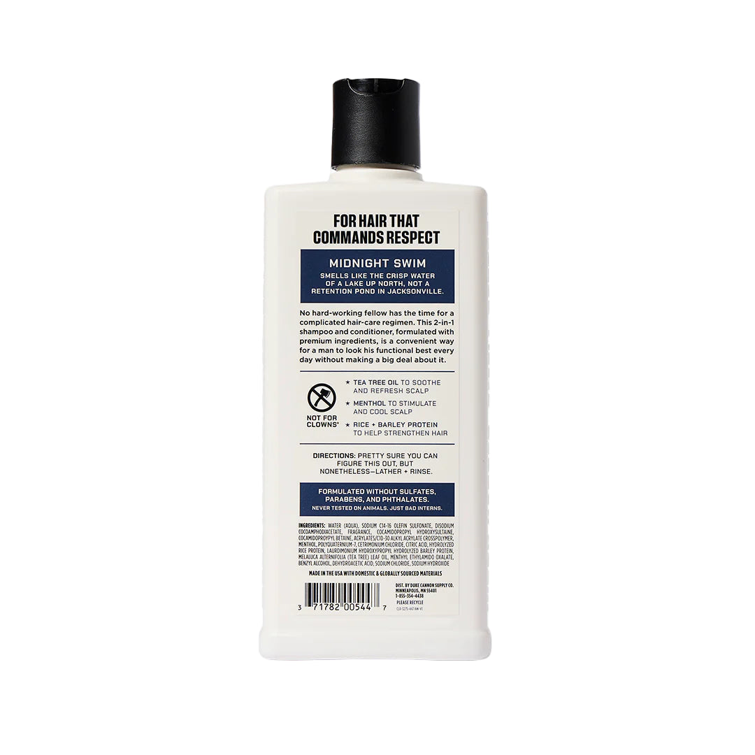 Duke Cannon Supply Co. Shampoo + Conditioner - Midnight Swim