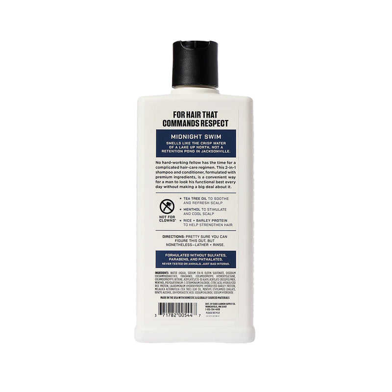 Duke Cannon Supply Co. Shampoo + Conditioner - Midnight Swim