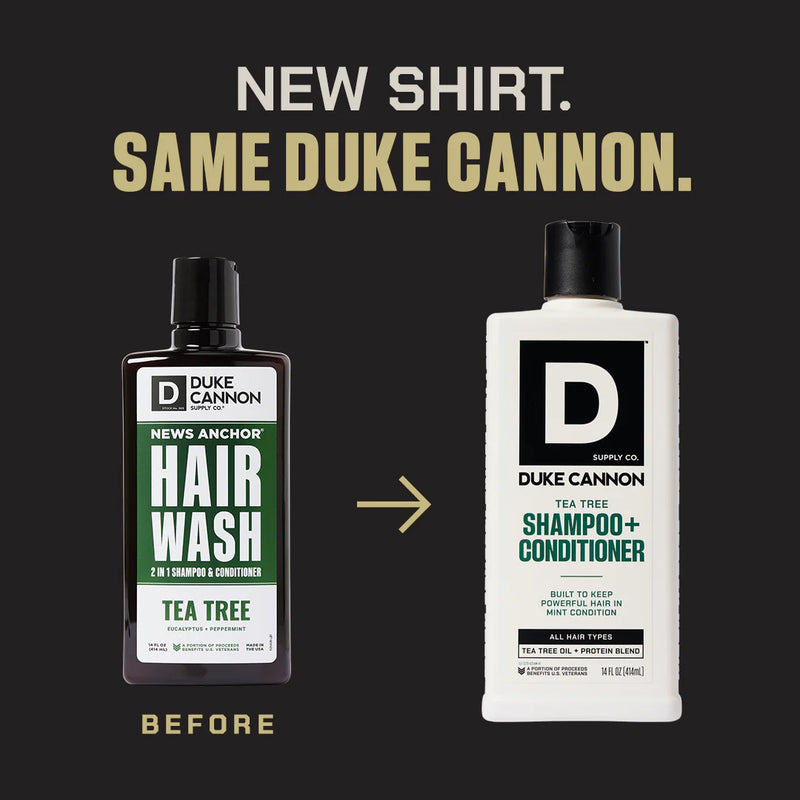 Duke Cannon Supply Co. Shampoo + Conditioner - Tea Tree