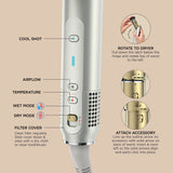 Shark Glam 6-in-1 Multi-Styler, Air Straightener & Hair Dryer