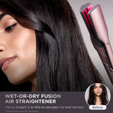 Shark FlexFusion Ceramic Air Styling Straightener + Curler