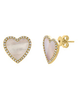 Effy 14K Yellow Gold Diamond & Lapis Lazuli Stud Earrings