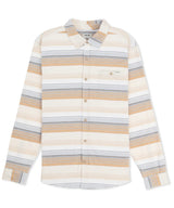 Hurley Mens Portland Stripe Stretch Flannel Long Sleeve Shirt