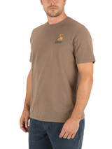 Hurley Mens Skull Tropics Short Sleeve T-Shirt