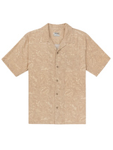 Hurley Mens Lisbon Camp Short Sleeve Shirt
