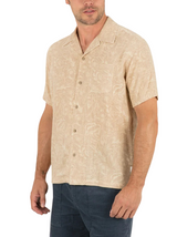 Hurley Mens Lisbon Camp Short Sleeve Shirt