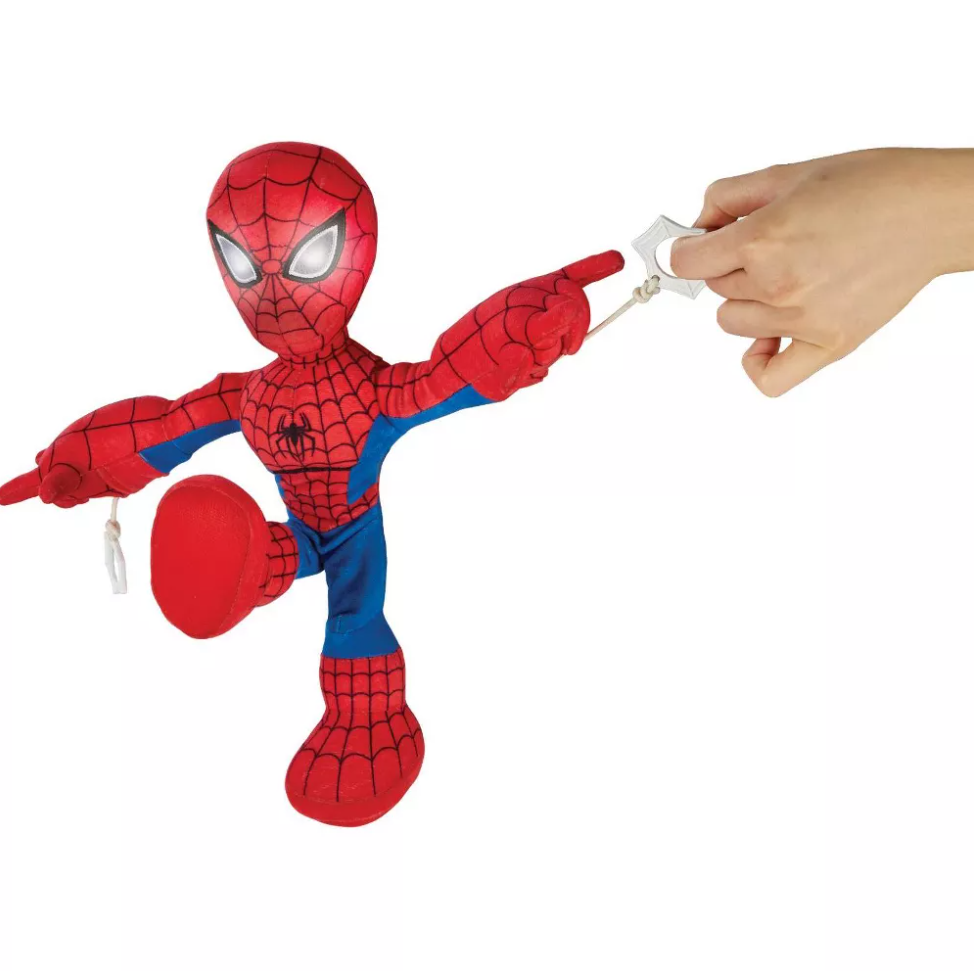 Marvel City Swinging Spider-Man Plush
