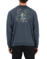 Hurley Mens In Paradise Crewneck Sweatshirt