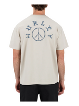 Hurley Mens Hard Peace Short Sleeve T-Shirt