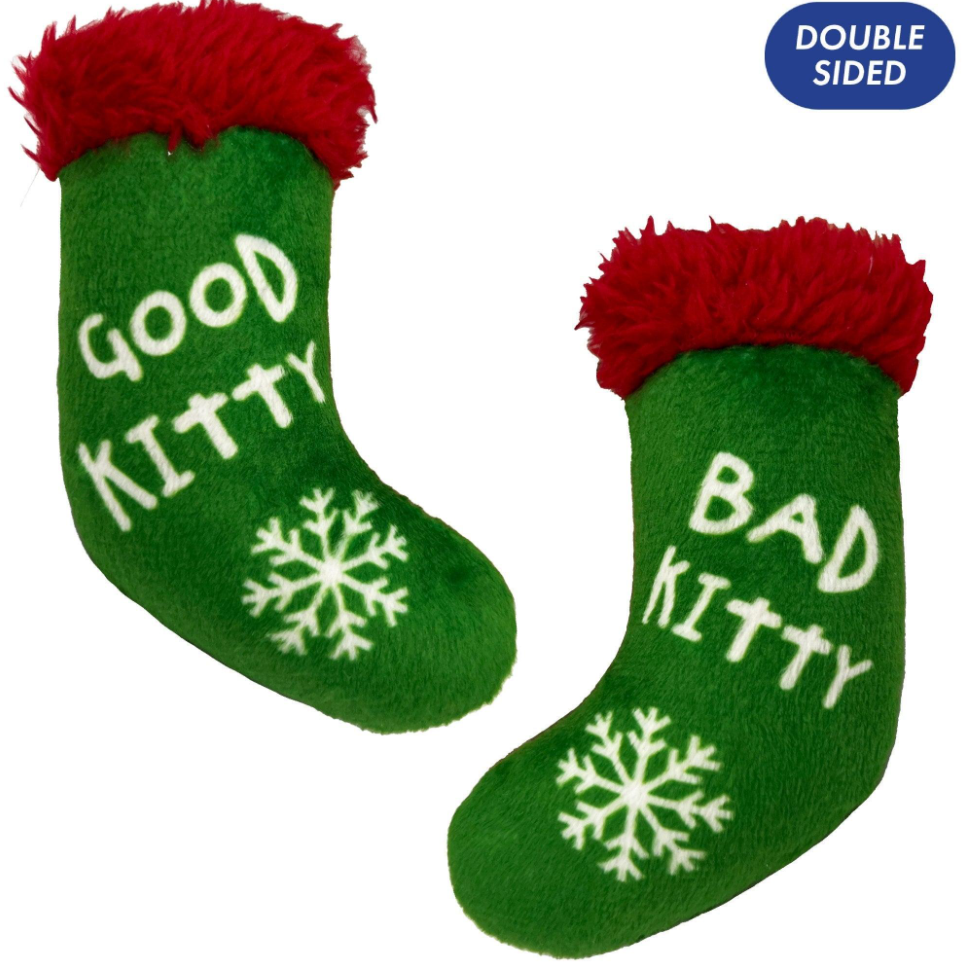 Huxley & Kent Good/Bad Kitty Stocking Cat Toy