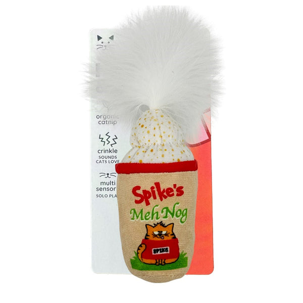 Huxley & Kent Spike's Meh' Nog Plush Cat Toy