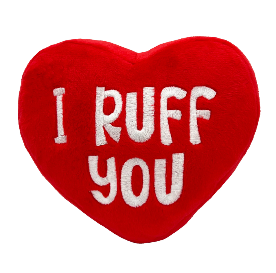 Huxley & Kent I Ruff You Heart Power Plush Dog Toy – ShopCGX