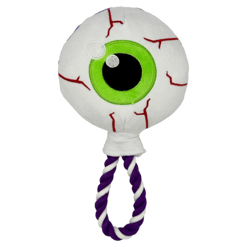 Huxley & Kent Eyeball Safety Pop Power Plush Dog Toy