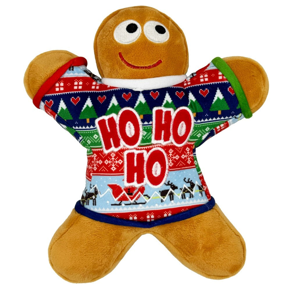 Huxley & Kent Ugly Sweater G-Man Power Plush Dog Toy - Large