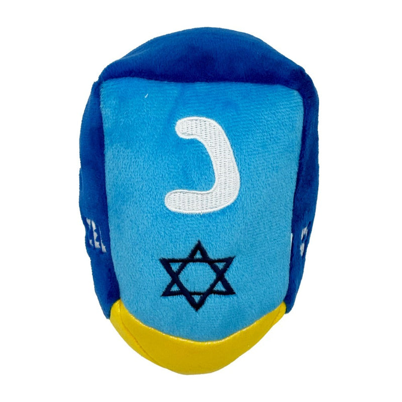 Huxley & Kent Mutt-Zel Tov Dreidel Power Plush Dog Toy