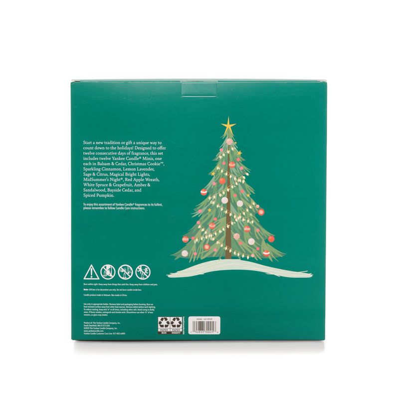 Yankee Candle Holiday Filled Votive Advent Calendar Gift Set