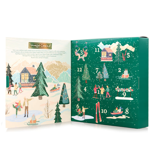 Yankee Candle Holiday Filled Votive Advent Calendar Gift Set