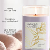 Yankee Candle Signature Medium Pillar Candle - Lavender Bliss