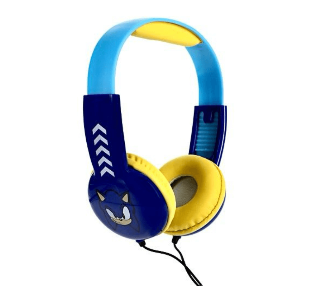 Sakar Sonic The Hedgehog Kids-Safe Wired Headphones