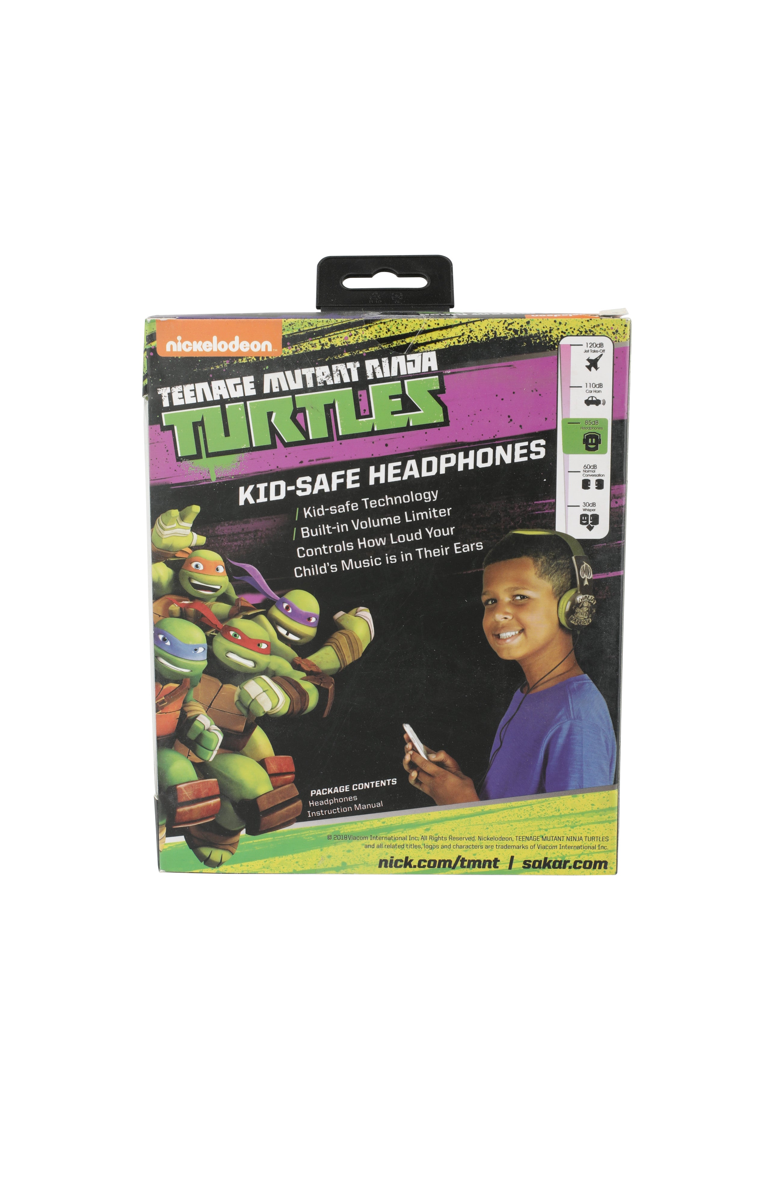 Sakar Teenage Mutant Ninja Turtles Kid Safe Over The Ear Headphones