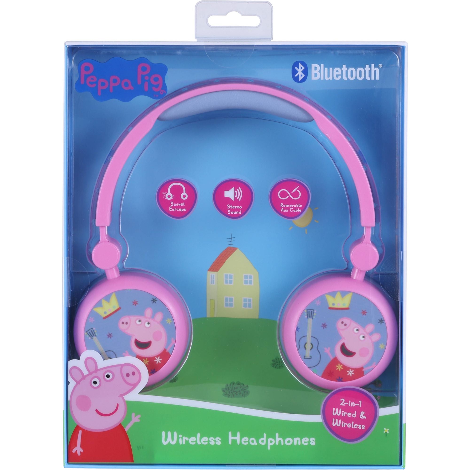 Sakar Peppa Pig Bluetooth Wireless Headphones