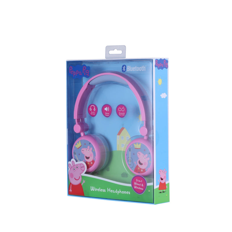 Sakar Peppa Pig Bluetooth Wireless Headphones